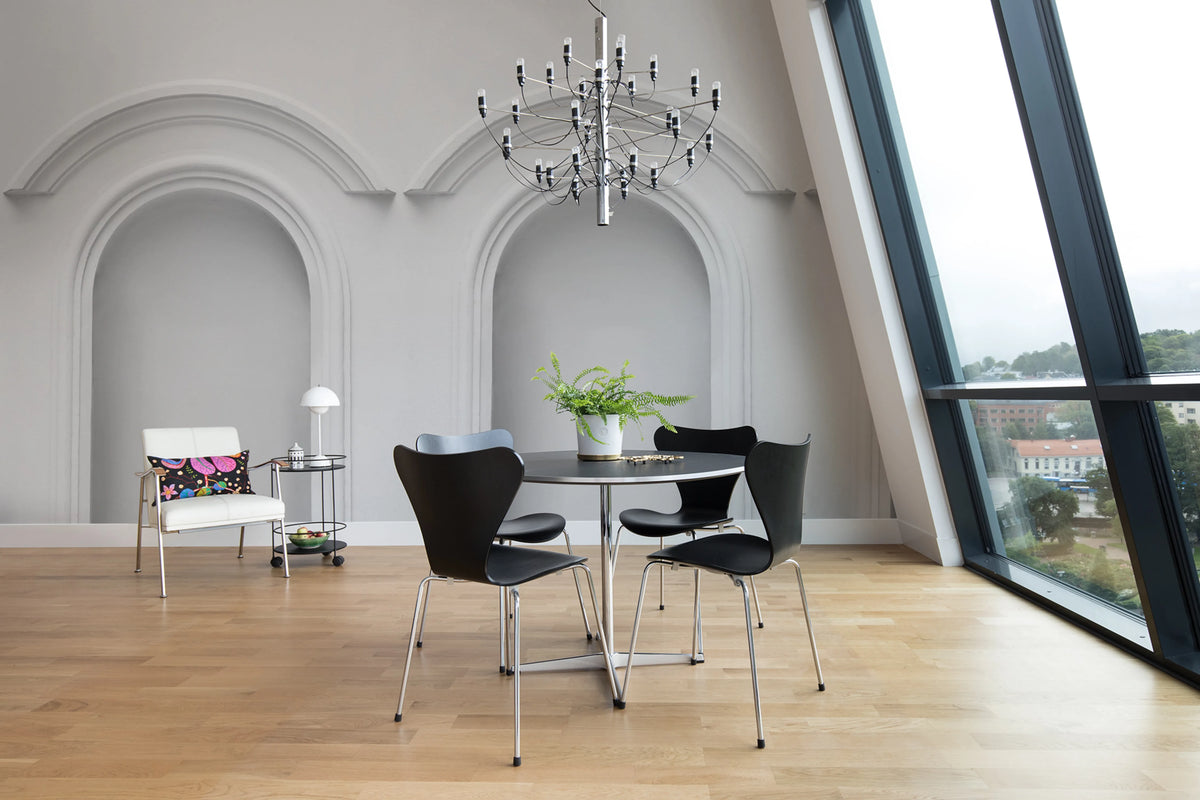 Forest Vaults, White Mural Wallpaper - room preview 03