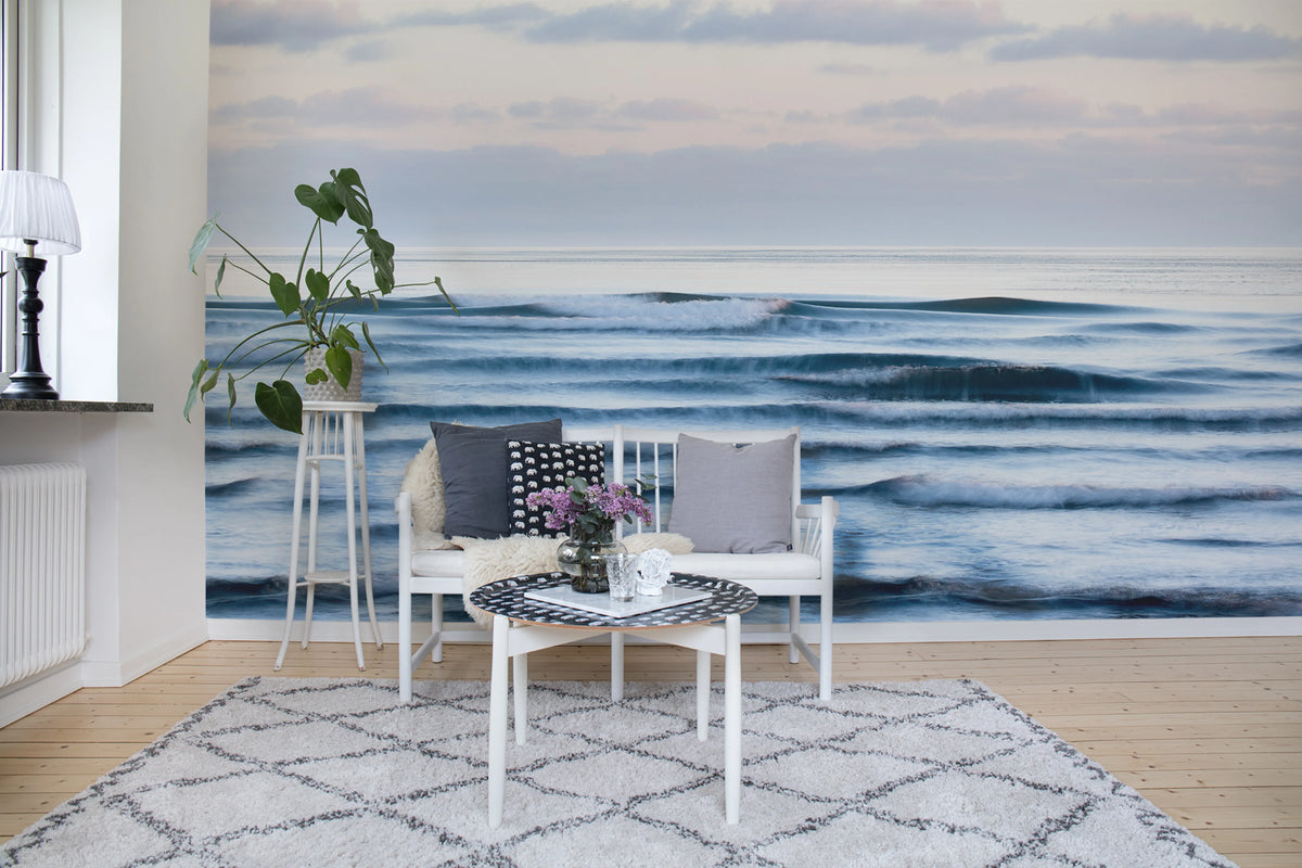 Sea Sunrise Mural Wallpaper - room preview 03