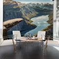 Trolltunga Mural Wallpaper - room preview 03
