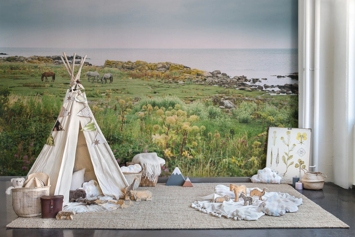 Bareback Mural Wallpaper - room preview 03