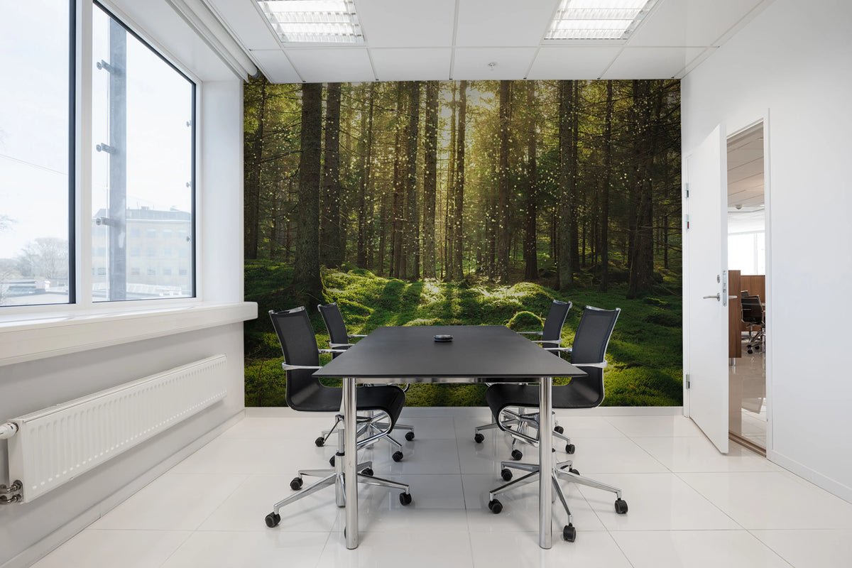 Forest Bath Mural Wallpaper - room preview 03