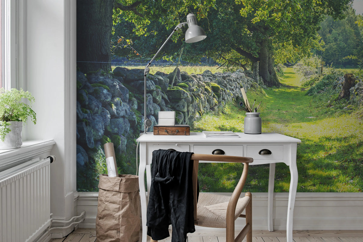 Early Summer Mural Wallpaper - room preview 03