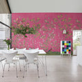 Chinoiserie Chic, Fuchsia Mural Wallpaper - room preview 03