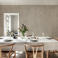 Brushstrokes, Powder Beige Mural Wallpaper - room preview 03
