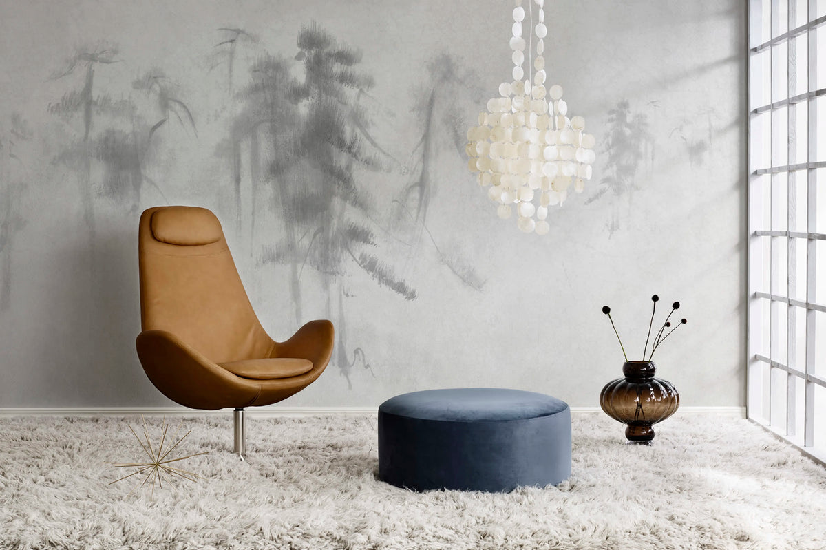 Asian Pines Mural Wallpaper - room preview 03