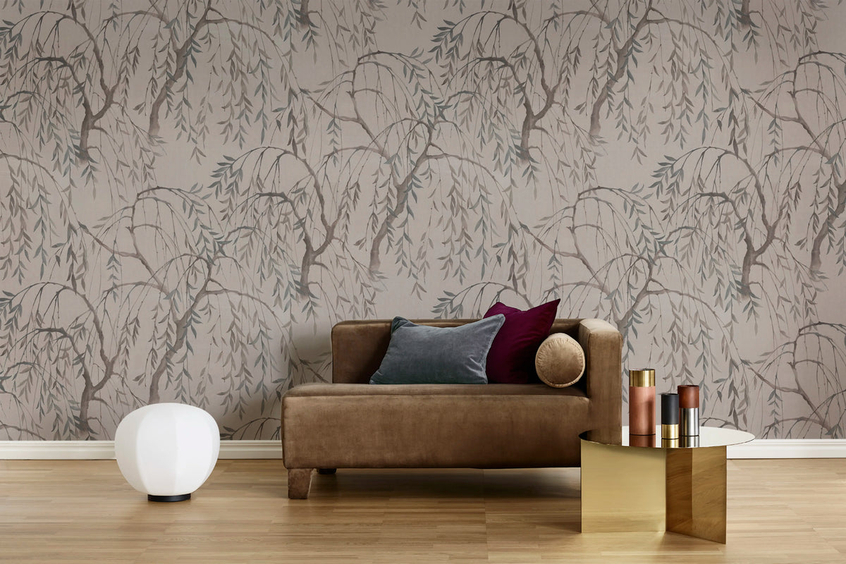 Weeping Willows Mural Wallpaper - room preview 03