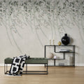 Lush Foliage, Sage Tint Mural Wallpaper - room preview 03