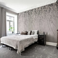 Lush Foliage, Rose Dust Mural Wallpaper - room preview 03