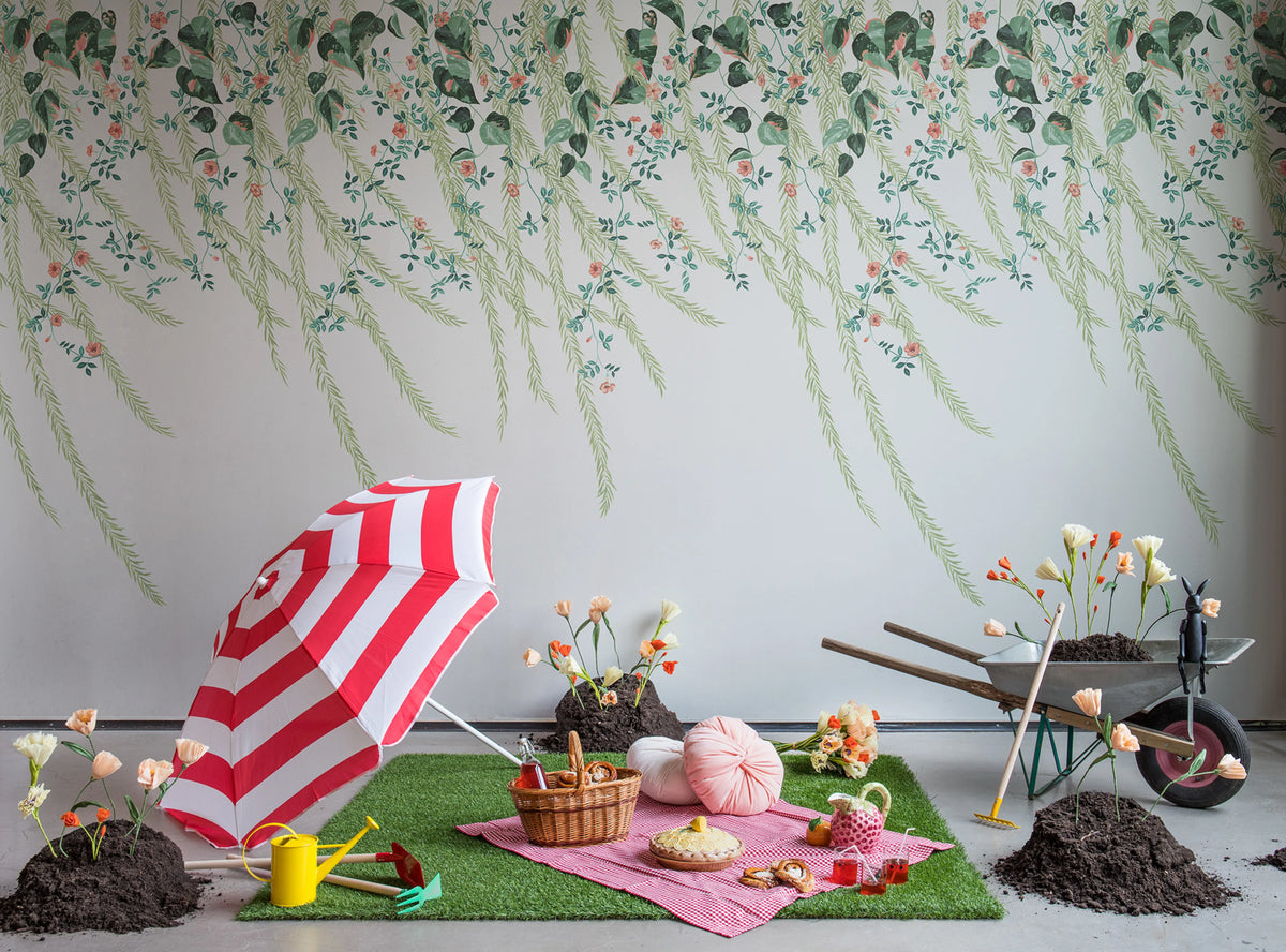 Lush Foliage Mural Wallpaper - room preview 03