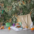 Mischievous Tigers, Lush Mural Wallpaper - room preview 03