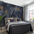 Mischievous Tigers, Moonlight Mural Wallpaper - room preview 03