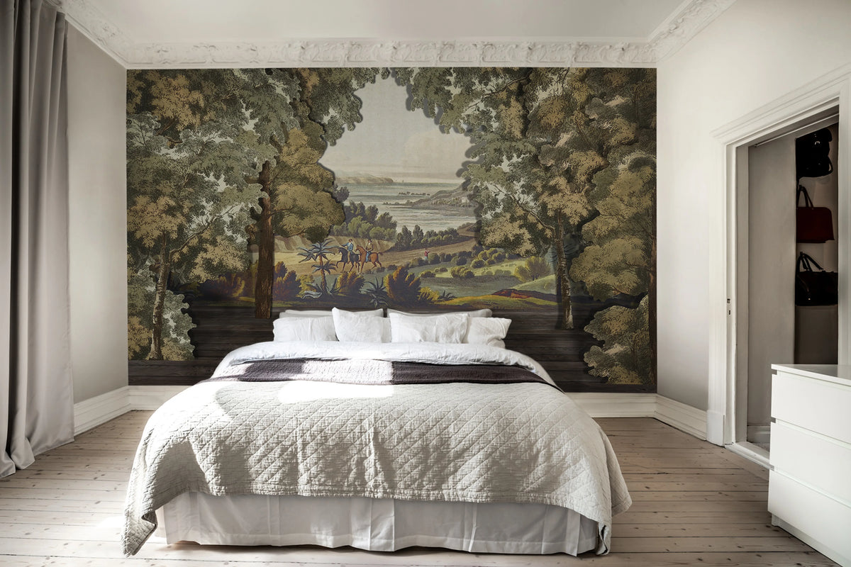 Coulisse Mural Wallpaper - room preview 03