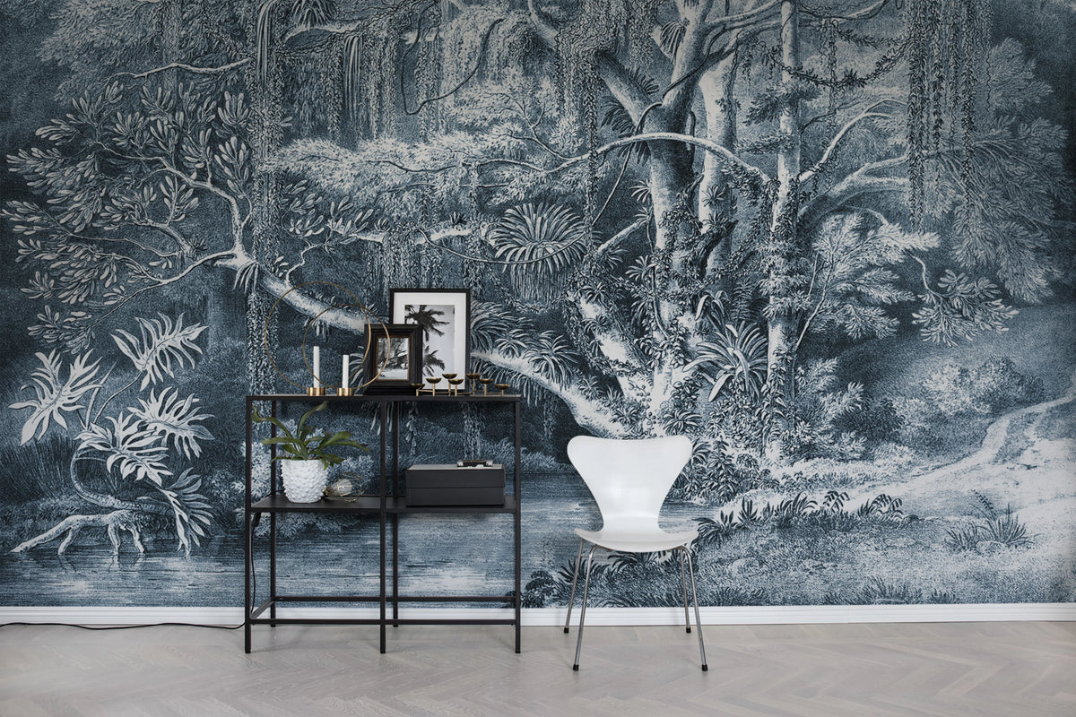 Secret Well, Frost Mural Wallpaper - room preview 03