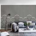 Hilltops, Graphic Mural Wallpaper - room preview 03