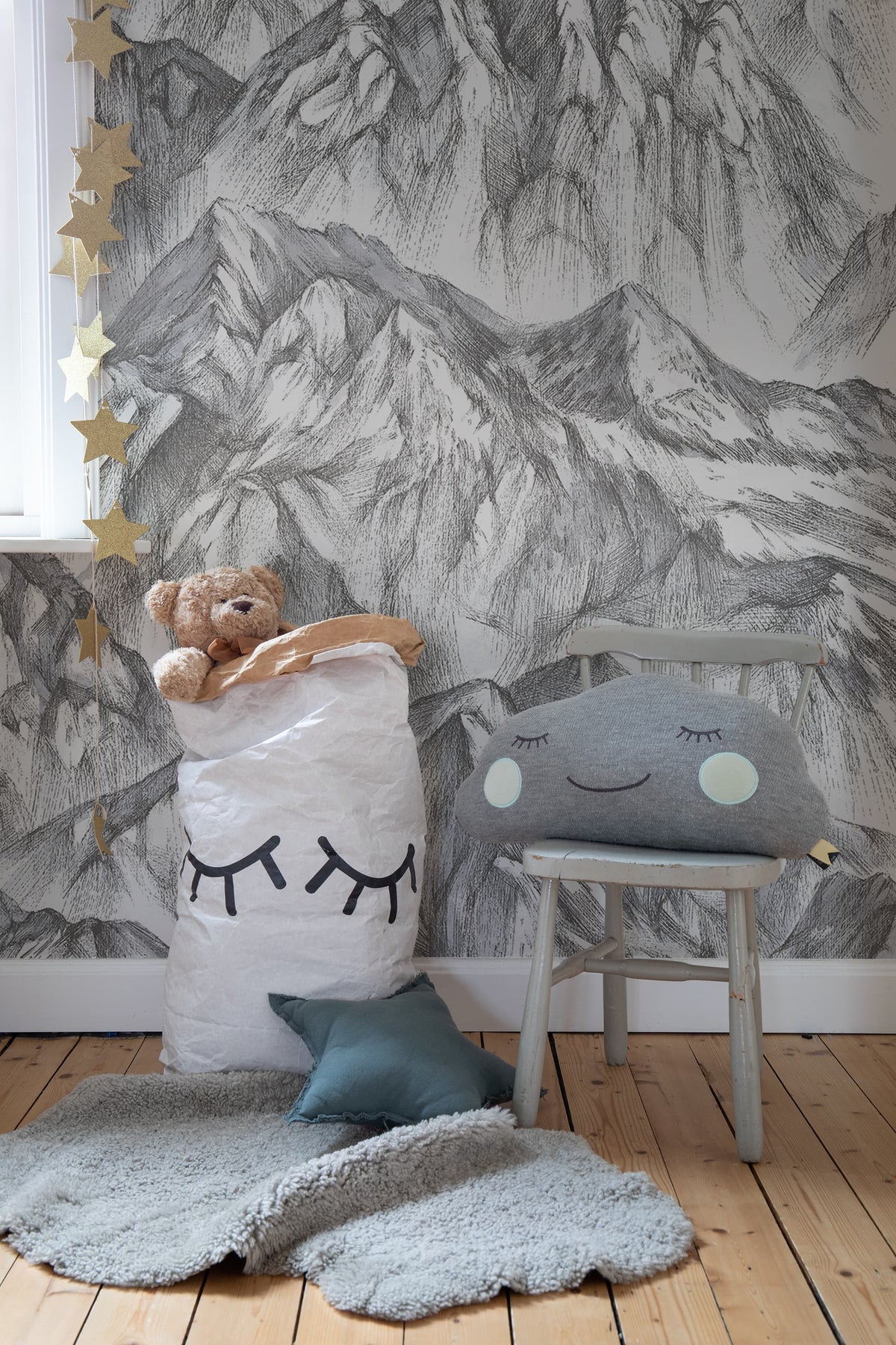 Moon Rock, Surface Mural Wallpaper - room preview 03