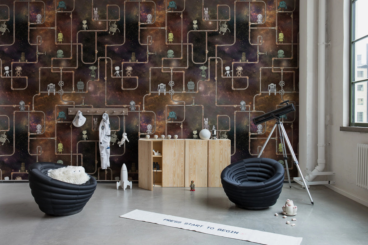 We are Robots Mural Wallpaper - room preview 03