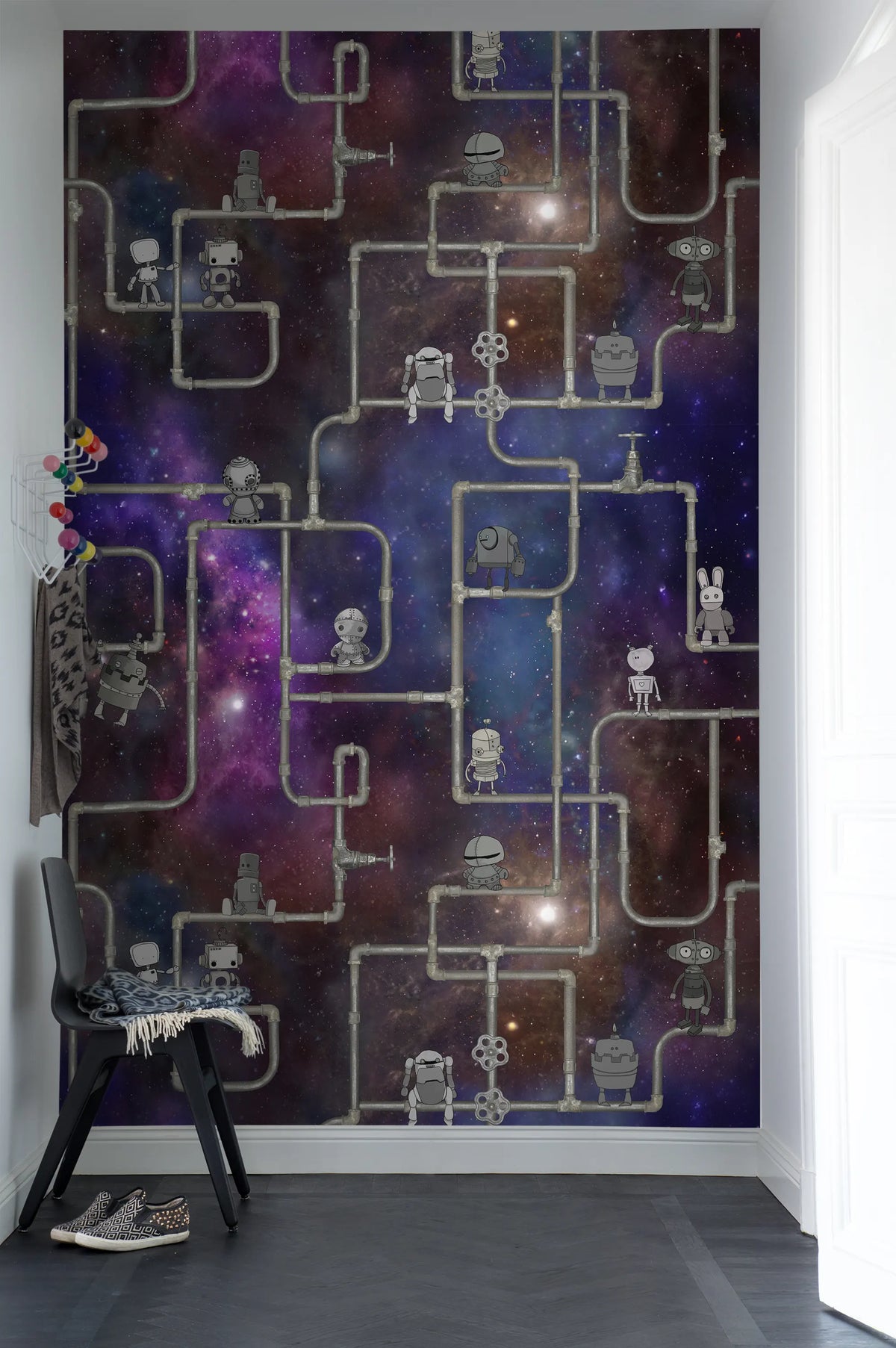 We are Robots, Stardust Mural Wallpaper - room preview 03