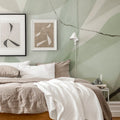 Asana, Green Mural Wallpaper - room preview 03