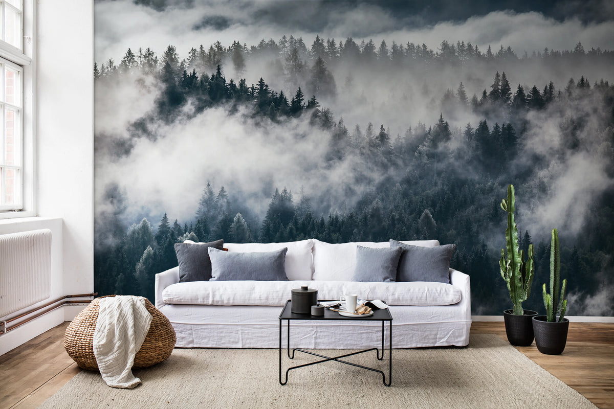 Shinrin-Yoku Mural Wallpaper - room preview 03