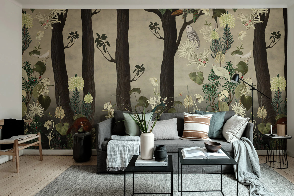 Rabbit Hole Mural Wallpaper - room preview 03