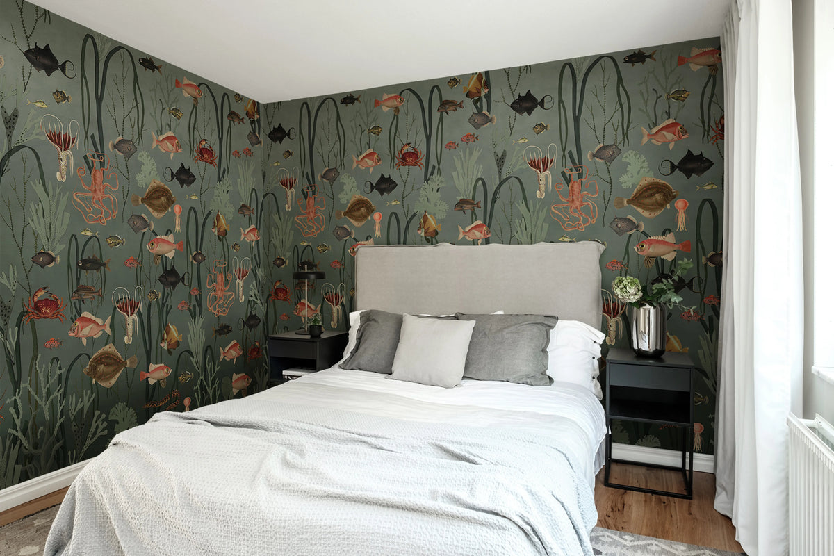 Aquatic Life, Oxygen Mural Wallpaper - room preview 03