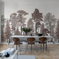 Scandinavian Bellewood, Dawn Mural Wallpaper - room preview 03
