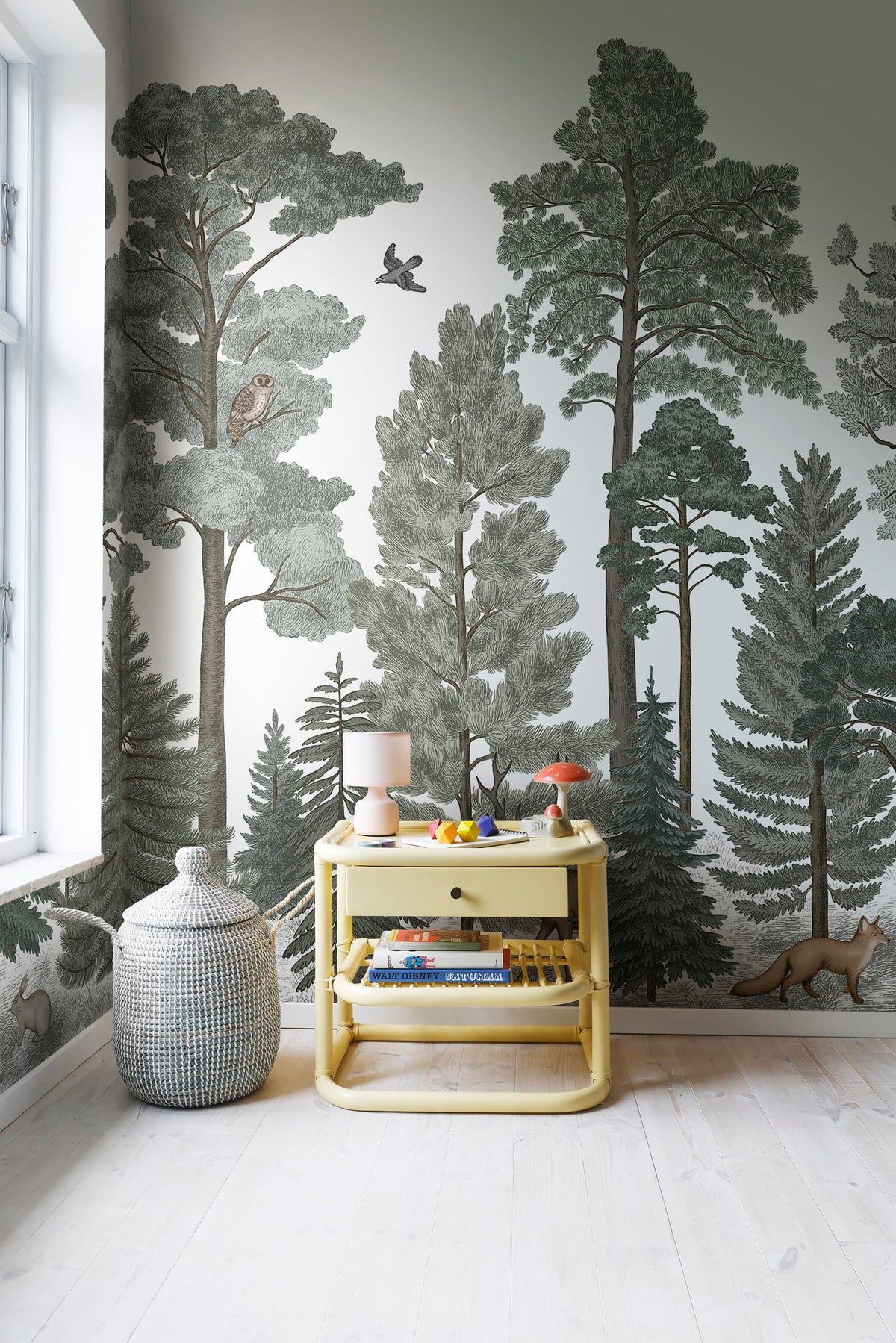 Scandinavian Bellewood, Animal Mural Wallpaper - room preview 03