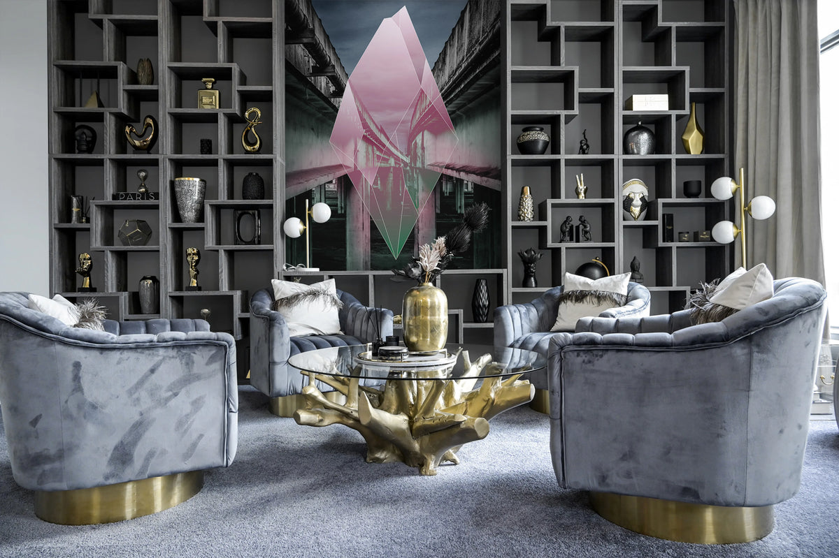 Sparkling City Mural Wallpaper - room preview 03