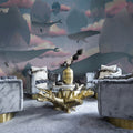 Floating Diamonds Mural Wallpaper - room preview 03