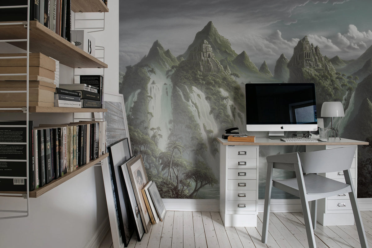 Fantasy World, Dusk Mural Wallpaper - room preview 03