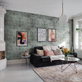 Oriental Tiles, Sage Mural Wallpaper - room preview 03