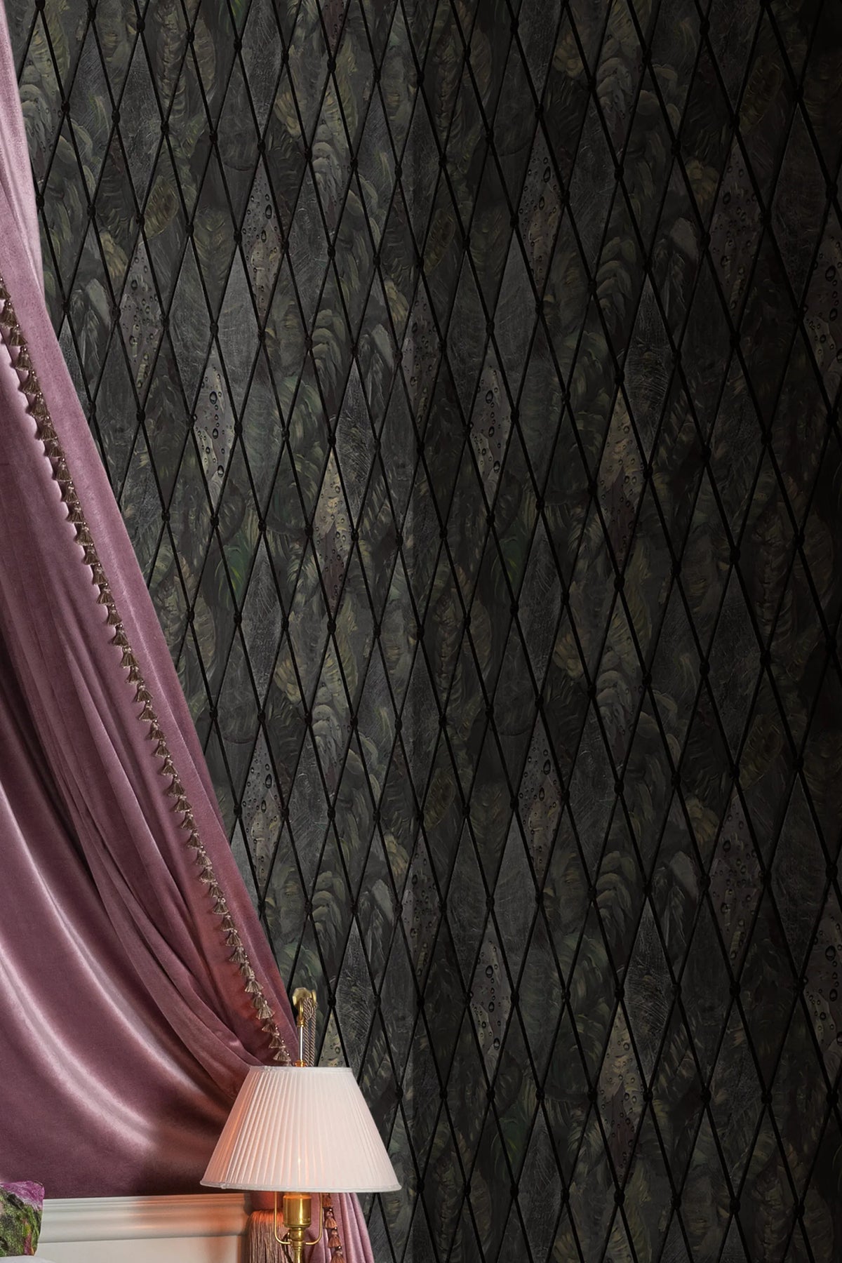 Cornwall, Emerald Mural Wallpaper - room preview 03