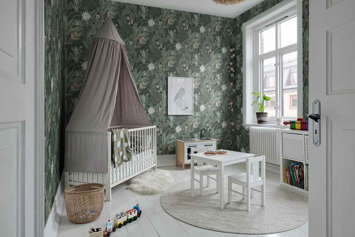 Furada, Sage Mural Wallpaper - room preview 03