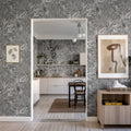 Furada, Graphite Mural Wallpaper - room preview 03