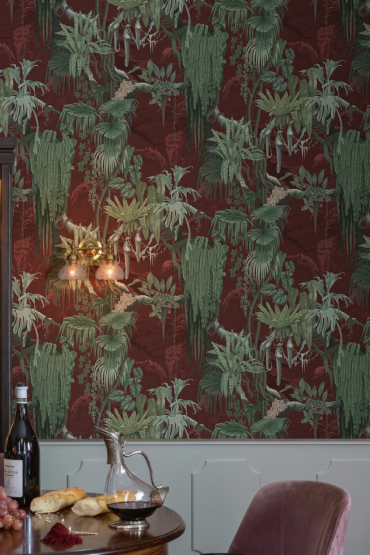 Madagascar, Rust Mural Wallpaper - room preview 03