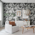 Toledo, Graphite Mural Wallpaper - room preview 03