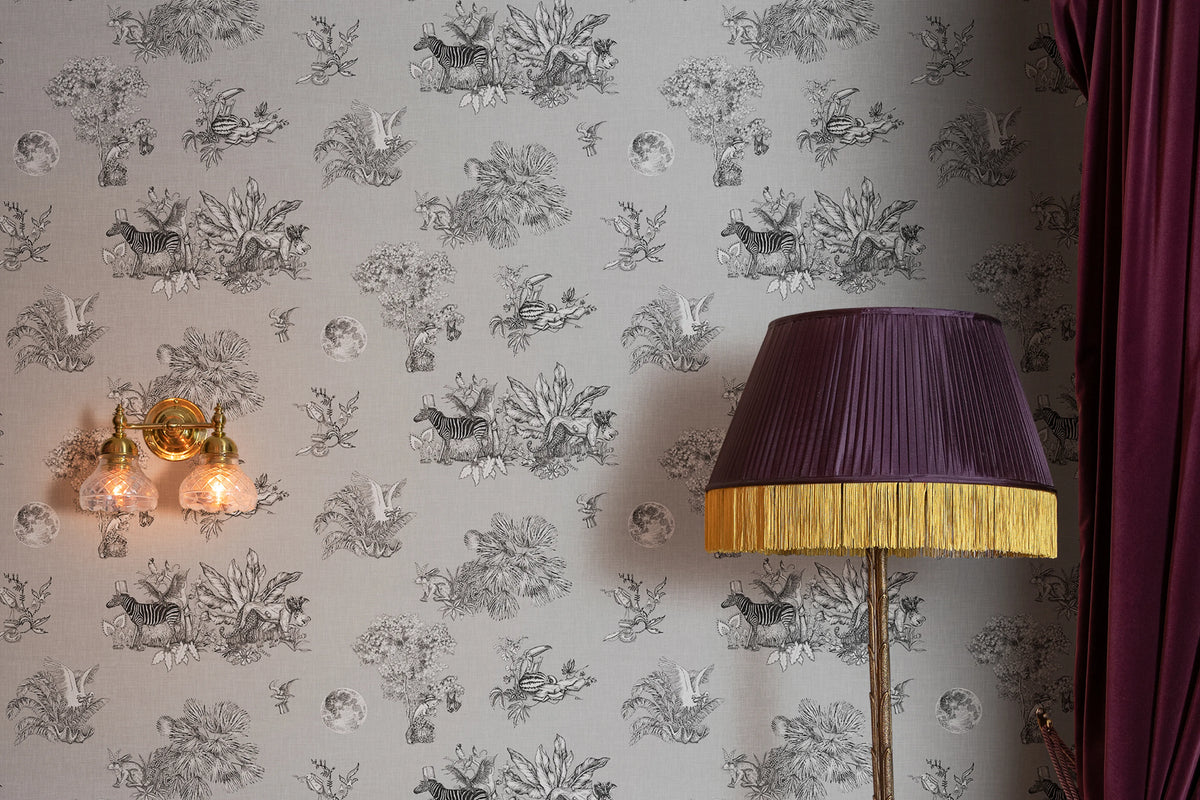 Cork, Graphite Mural Wallpaper - room preview 03