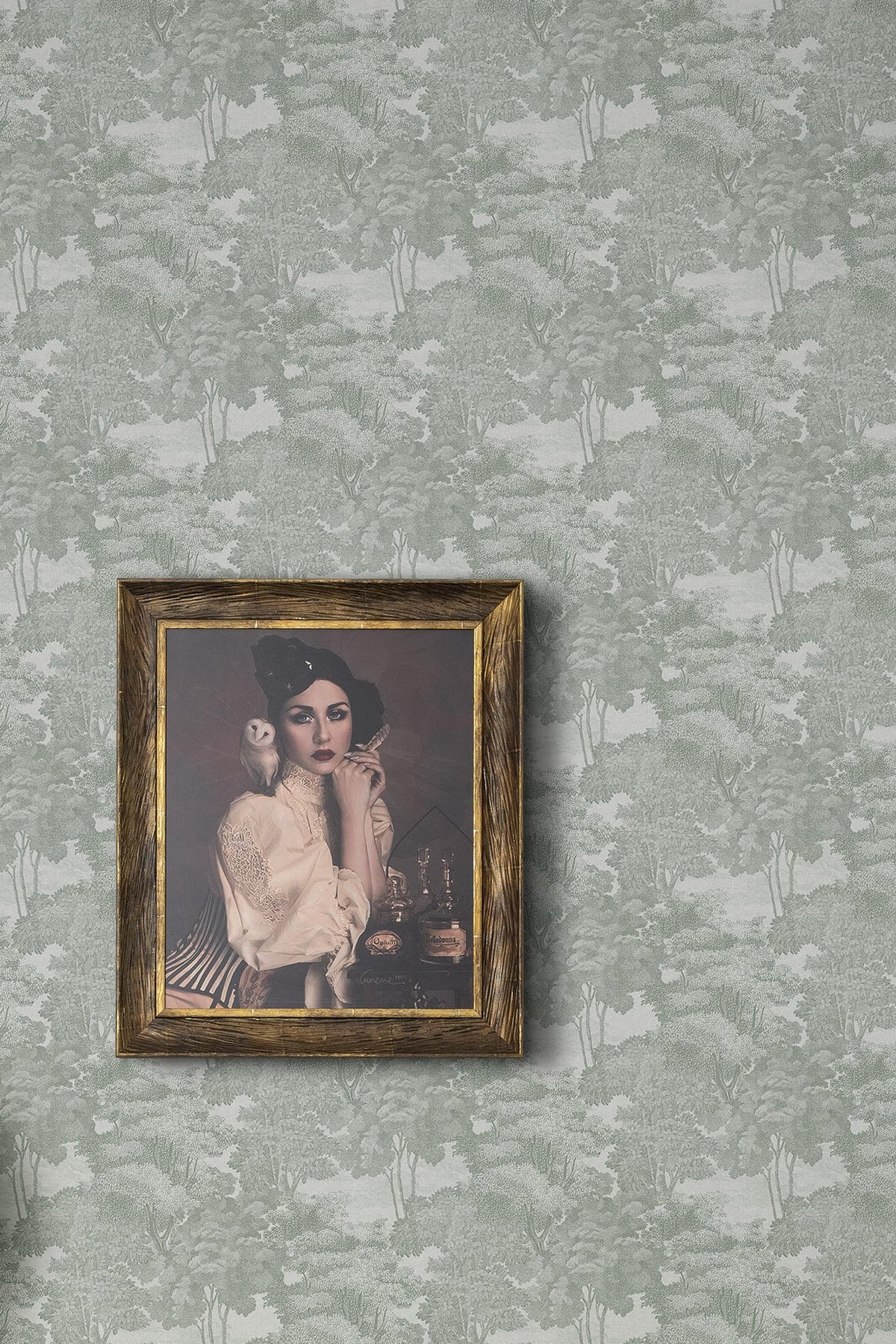 Saint Sebastian, Pistachio Mural Wallpaper - room preview 03