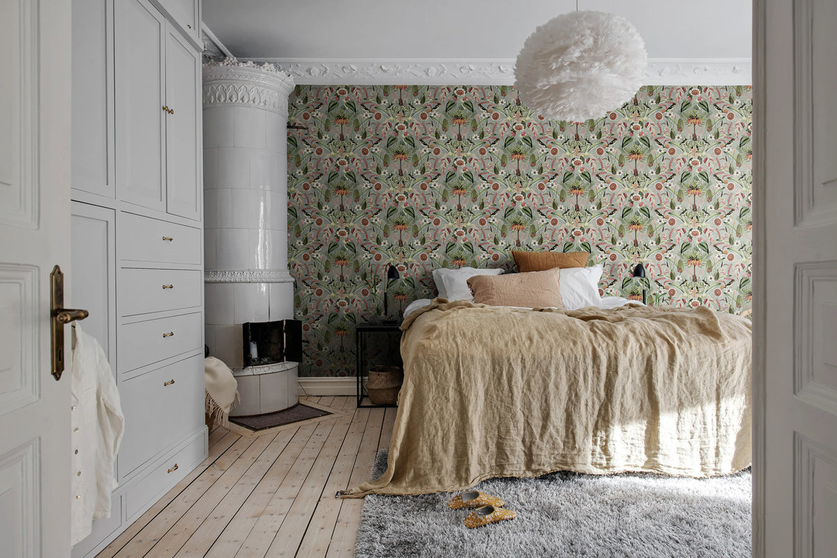 Arlon, Green Mural Wallpaper - room preview 03