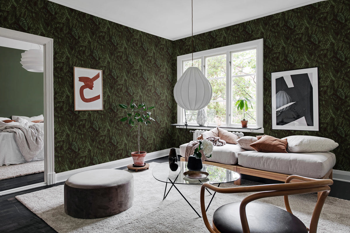 Cameroon, Fern Mural Wallpaper - room preview 03