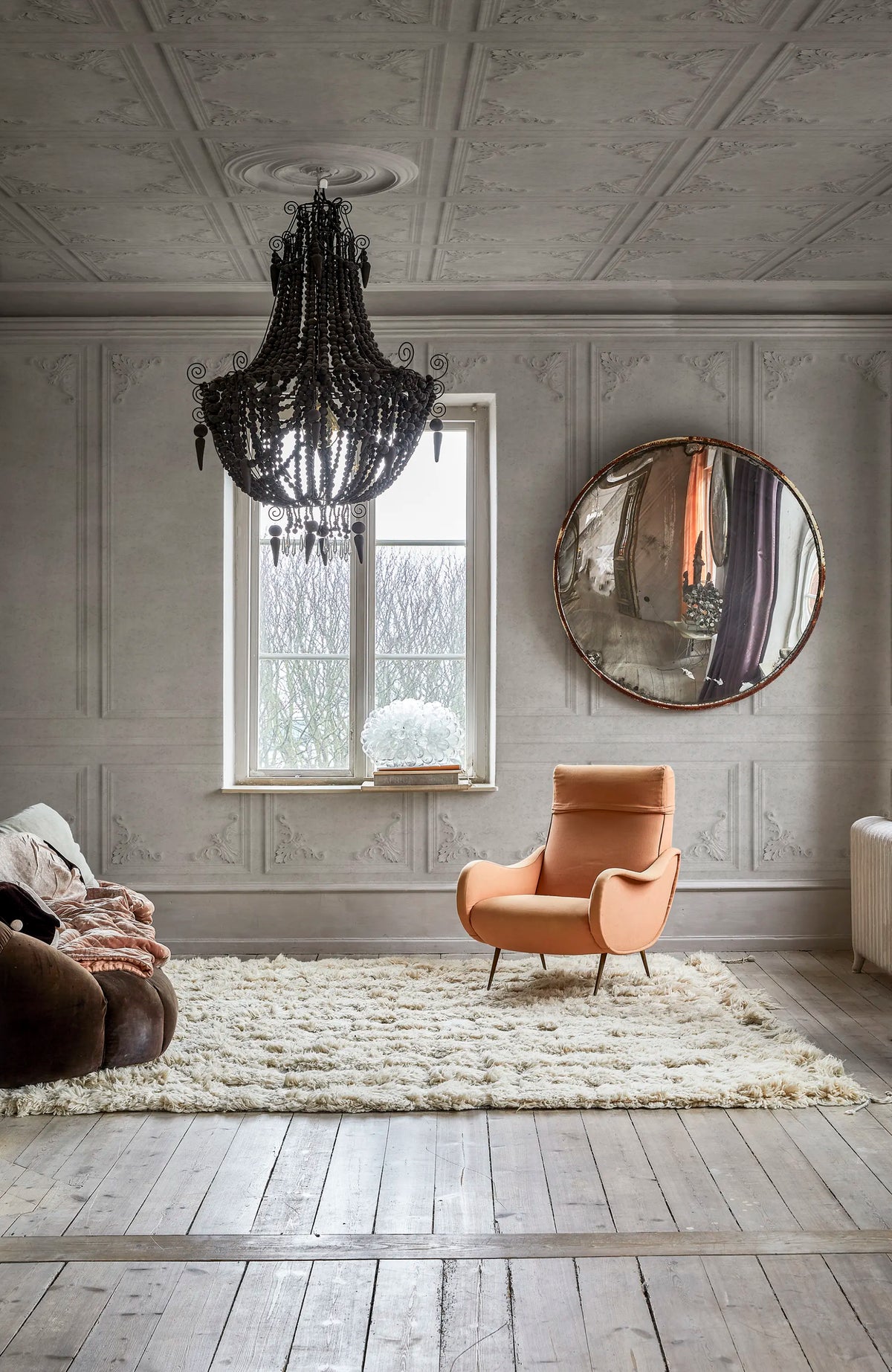 Harlow, Marble Mural Wallpaper - room preview 03