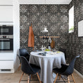 Ravenna, Charcoal Mural Wallpaper - room preview 03