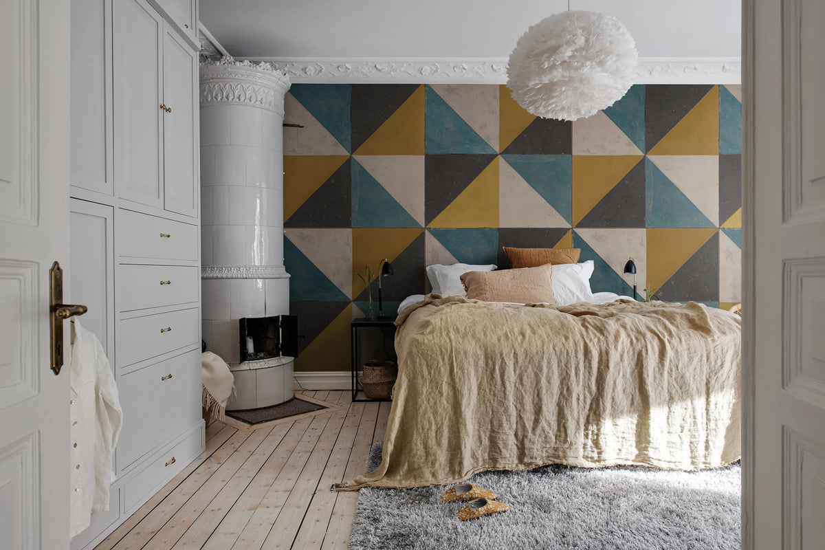 Tunis, Saffron Mural Wallpaper - room preview 03