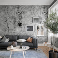 Barcelona, Gray Mural Wallpaper - room preview 03