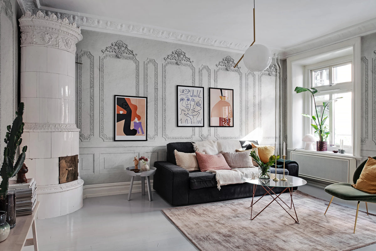 Amboise, Pearl Mural Wallpaper - room preview 03