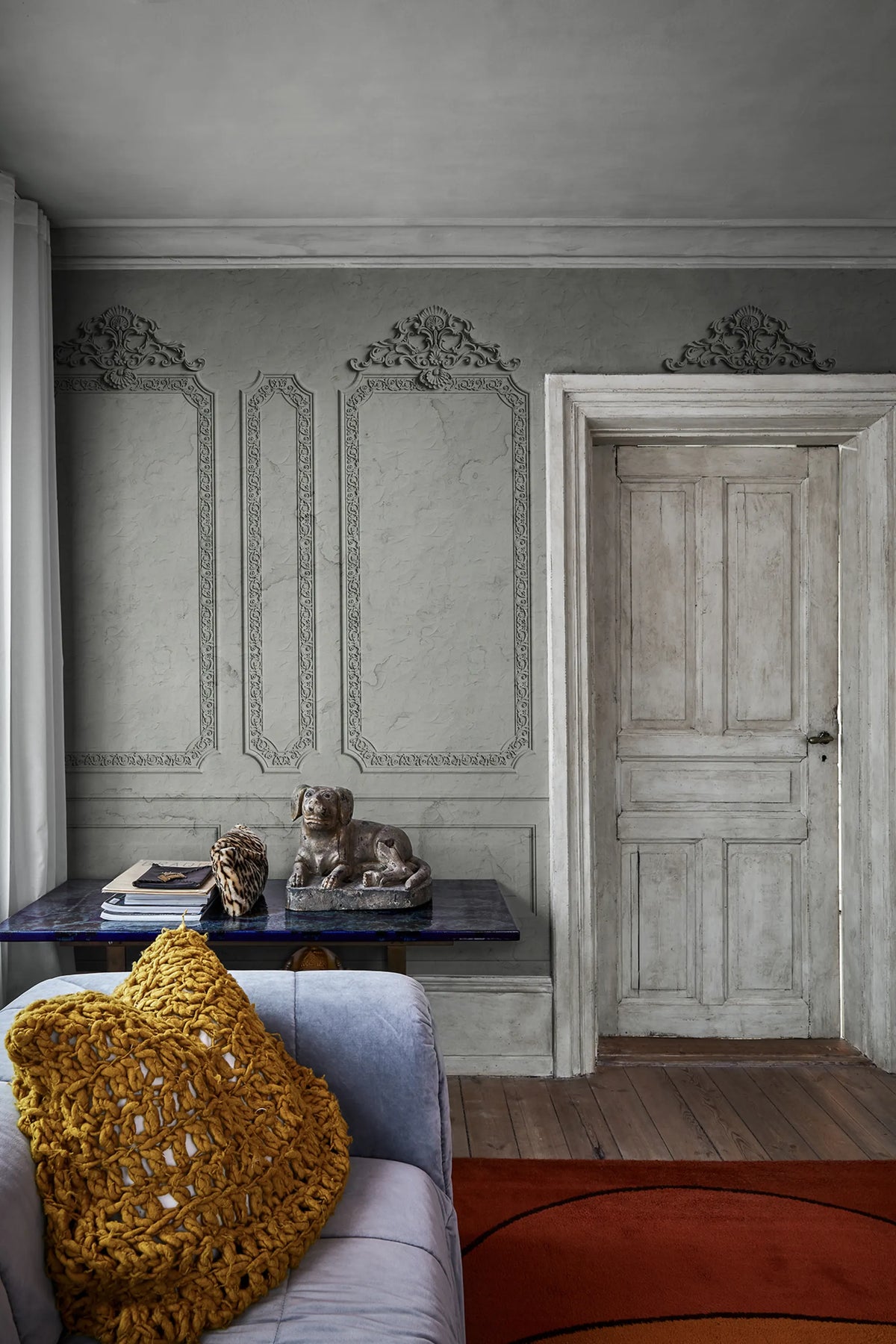 Amboise, Sage Mural Wallpaper - room preview 03