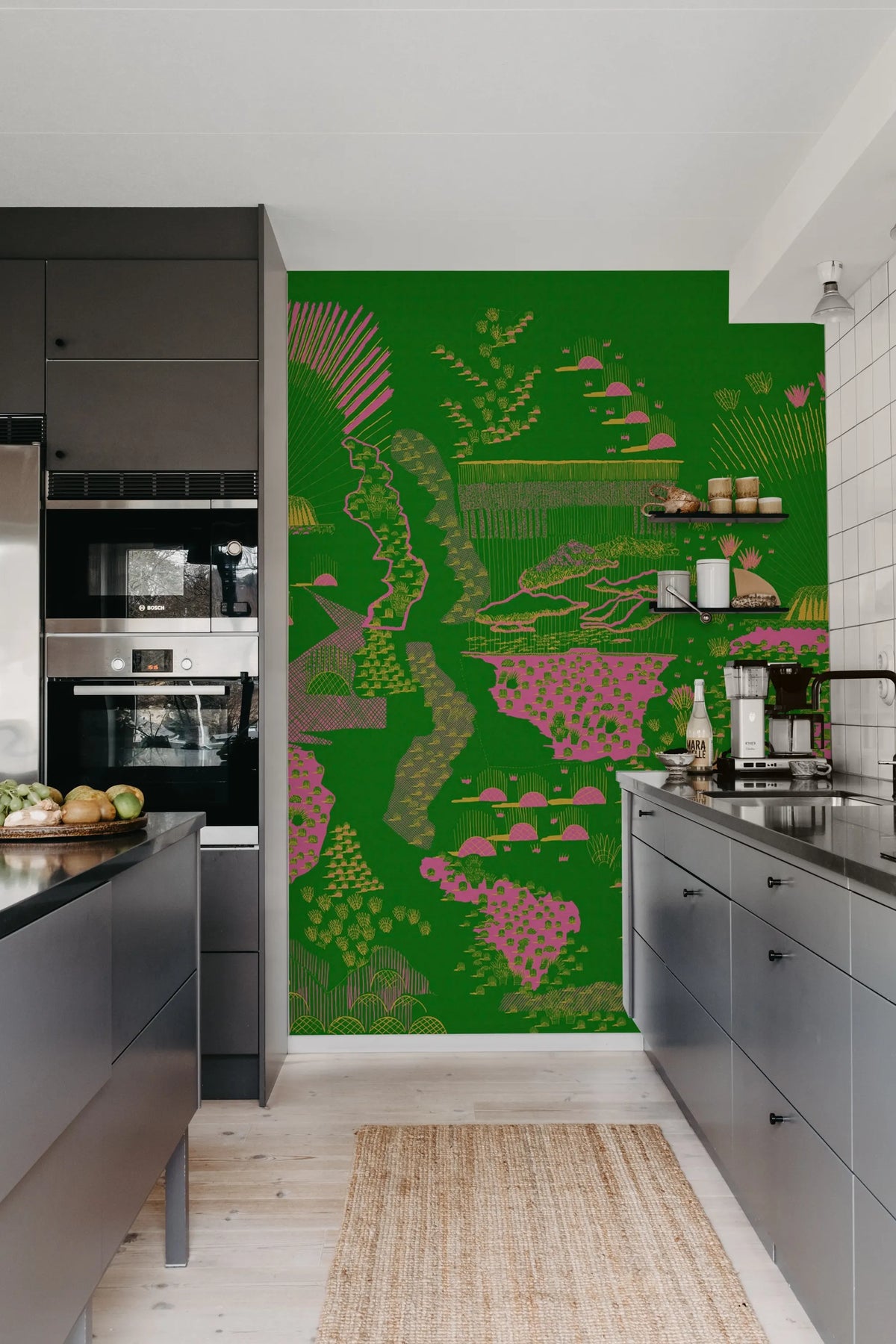Ayers Rock, Grass Mural Wallpaper - room preview 03