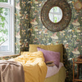 Wildlife Creek, Forest Green Mural Wallpaper - room preview 03