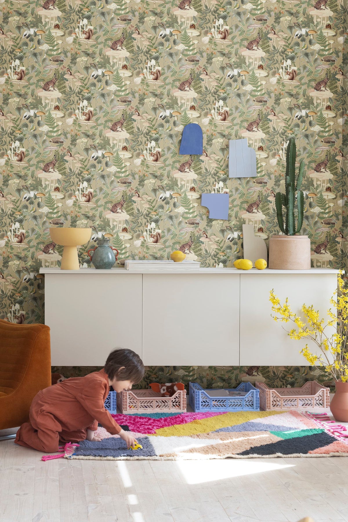 Wildlife Creek, Fall Mural Wallpaper - room preview 03