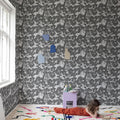 Treehouse, Graphite Mural Wallpaper - room preview 03